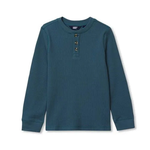 Boys Long Sleeve Thermal Henley