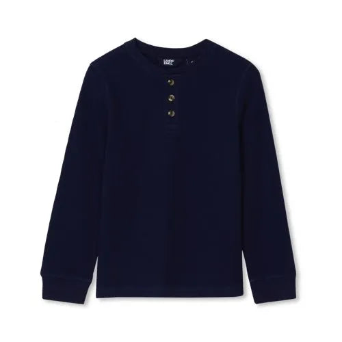 Boys Long Sleeve Thermal Henley