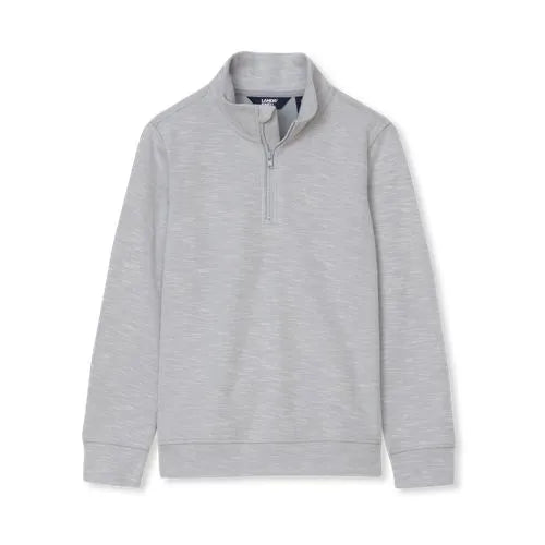Boys Quarter Zip Slub Sweater