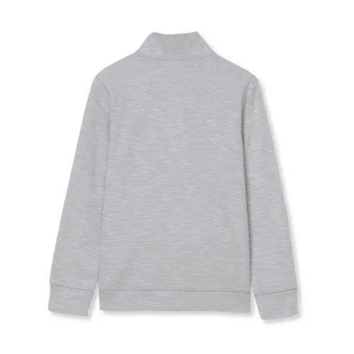 Boys Quarter Zip Slub Sweater
