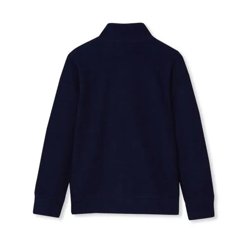 Boys Quarter Zip Slub Sweater