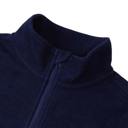 Boys Quarter Zip Slub Sweater