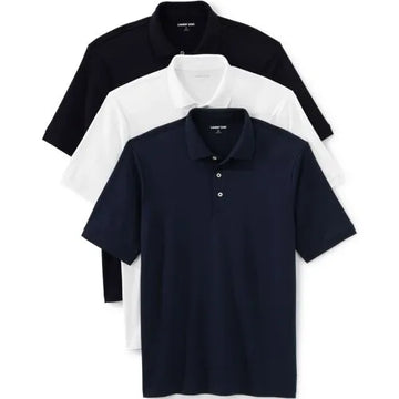 Men's Short Sleeve Supima Polo 3 Pack