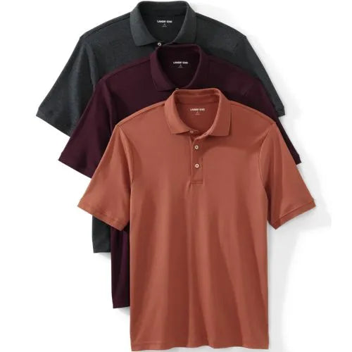 Men's Short Sleeve Supima Polo 3 Pack
