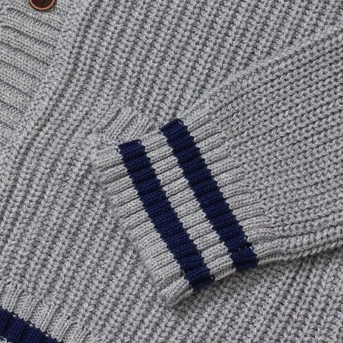 Boys Chunky Knit Cardigan