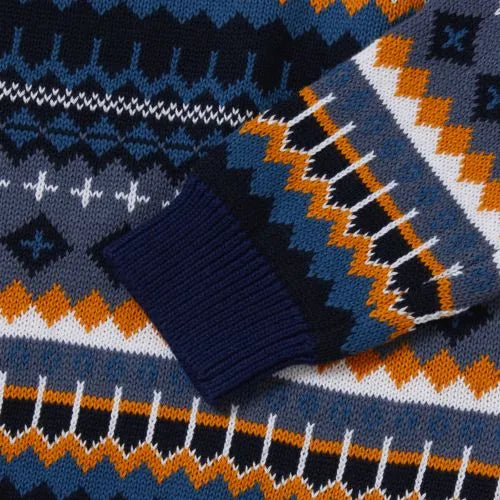 Boys Intarsia Holiday Crewneck