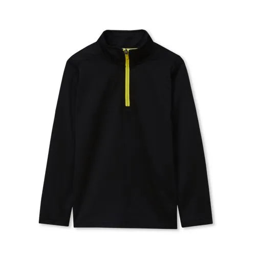 Boys Active Space Dye Quarter Zip Pullover