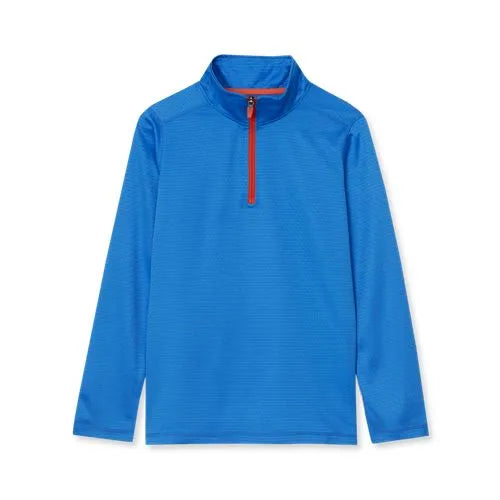 Boys Active Space Dye Quarter Zip Pullover