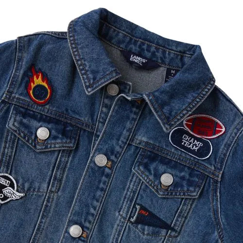 Boys Patch Denim Jacket