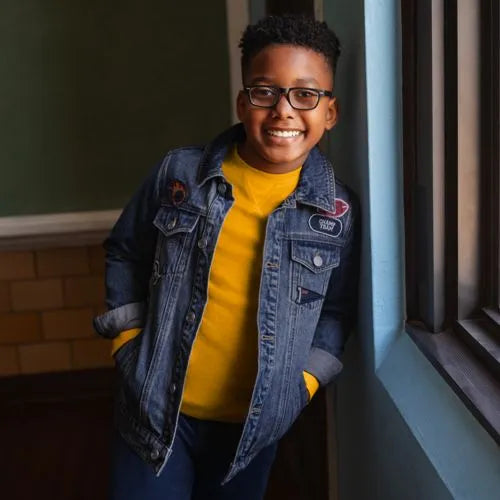 Boys Patch Denim Jacket