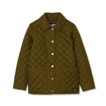 Girls Quilted Water Resistant Jacket