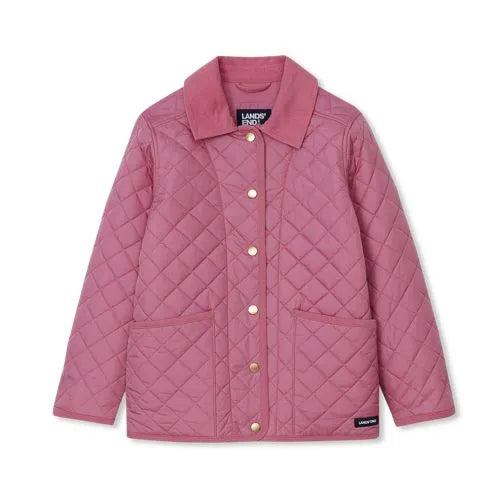 Girls Quilted Water Resistant Jacket