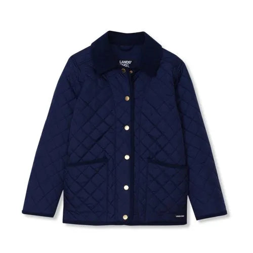 Girls Quilted Water Resistant Jacket