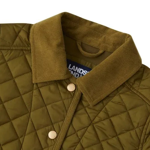 Girls Quilted Water Resistant Jacket