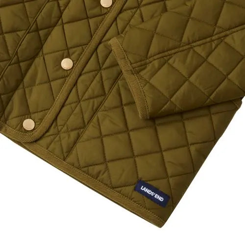Girls Quilted Water Resistant Jacket