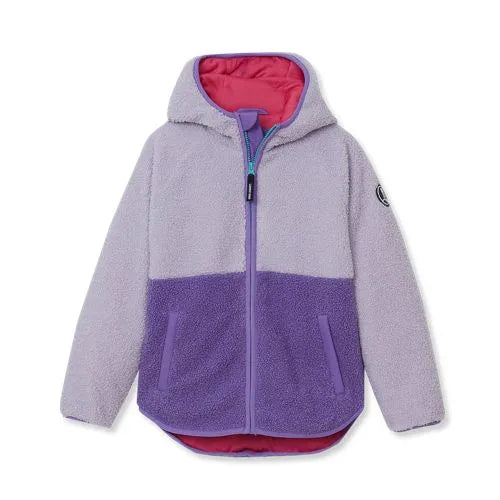 Kids Colorblock Sherpa Jacket