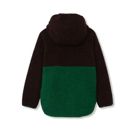 Kids Colorblock Sherpa Jacket