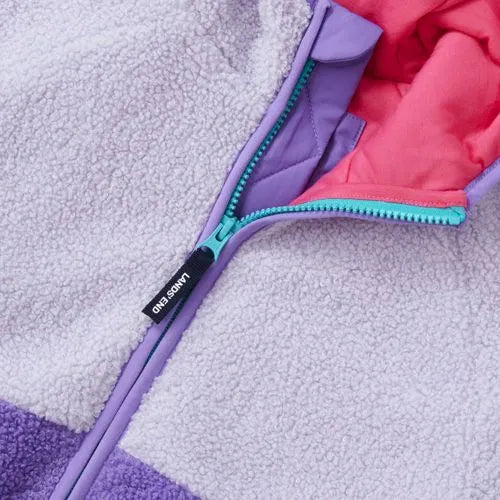 Kids Colorblock Sherpa Jacket