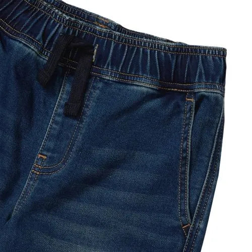 Boys Iron Knee Knit Denim Jogger