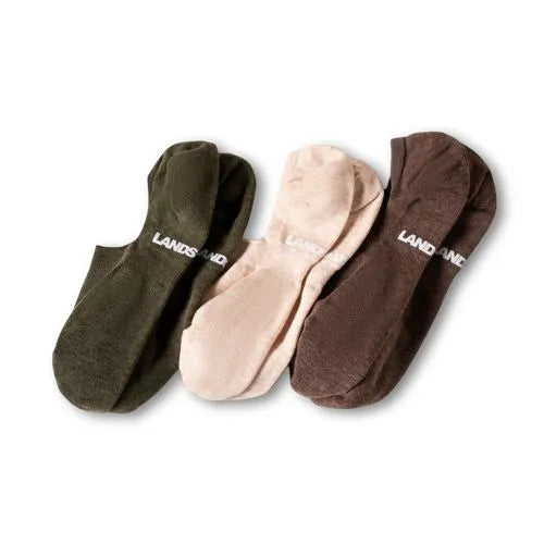 Men's Cotton No Show Socks 3 Pack