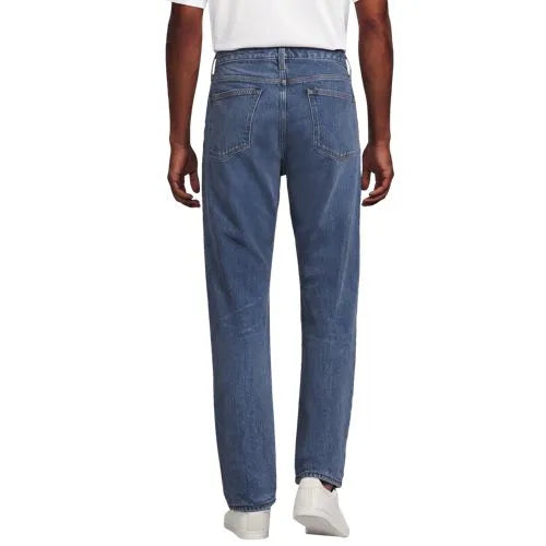 Men's Stretch Comfort Waist Classic Straight Fit Flannel Lined Jean