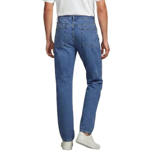 Men's Stretch Comfort Waist Classic Straight Fit Flannel Lined Jean