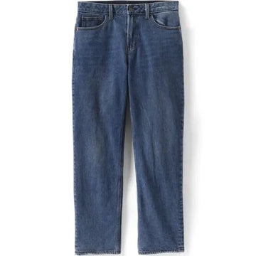 Men's Stretch Comfort Waist Classic Straight Fit Flannel Lined Jean