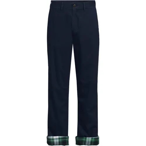 Men's Knockabout Comfort Waist Classic Straight Fit Flannel Lined Chino Pant