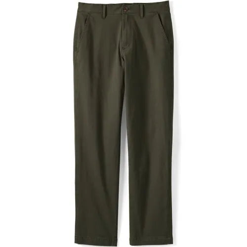 Men's Knockabout Comfort Waist Classic Straight Fit Flannel Lined Chino Pant