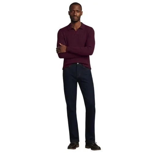 Men's Stretch Comfort Waist Classic Straight Fit Forever Blue Jean