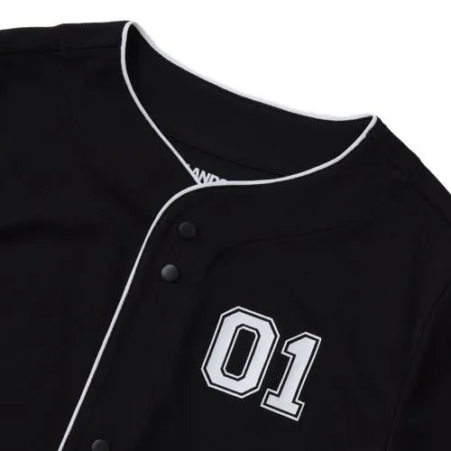 Boys Active Button Up Jersey Top