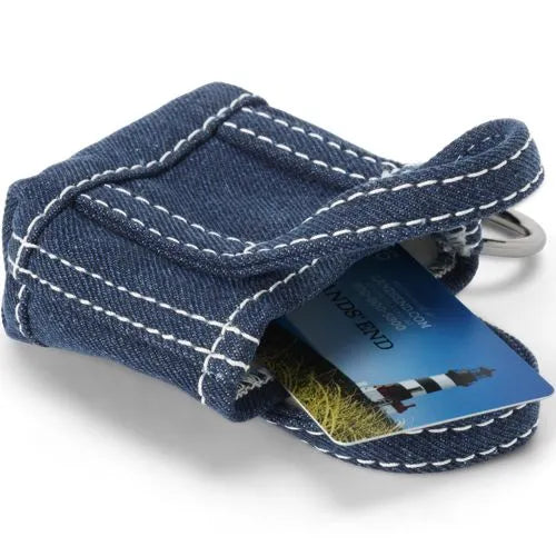 Micro Denim Tote Charm