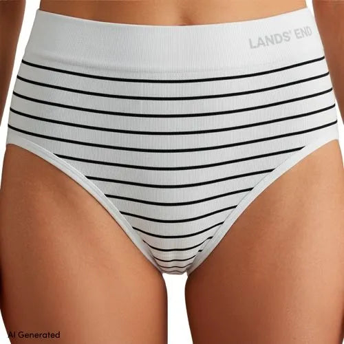 Women's Bikini Brief Cotton Comfort Seamless Basic Panties 3 Pack