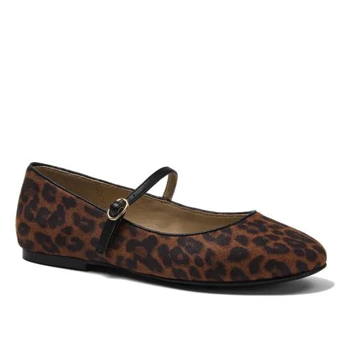 Women's Classic Leopard Mary Jane Flats