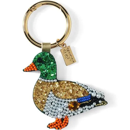 Duck Beaded Bag Charm