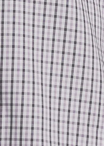 Men's Big and Tall Pattern No Iron Supima Pinpoint Straight Collar