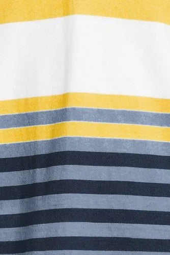 Men's Long Sleeve Stripe Rugby Shirt