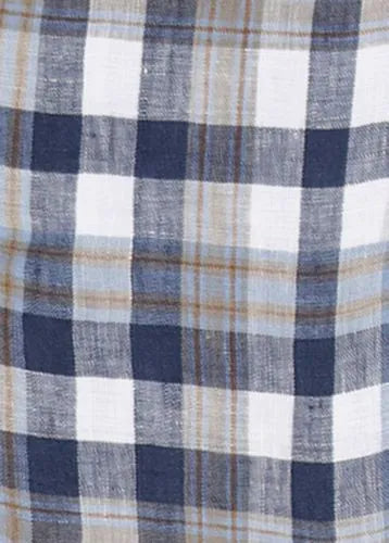 Men's Traditional Fit Short Sleeve Linen Shirt
