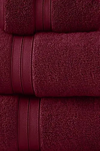 Blue Loom Liam Bleach Friendly Cotton 6 Piece Bath Towel Set