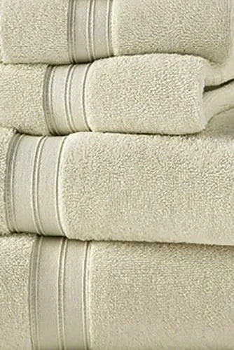 Blue Loom Liam Bleach Friendly Cotton 6 Piece Bath Towel Set