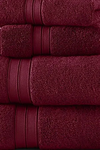Blue Loom Liam Odor Resistant Cotton 6 Piece Bath Towel Set