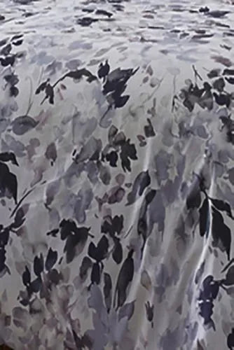 Blue Loom Juniper Impressionist Floral Print Cotton Duvet Cover Set