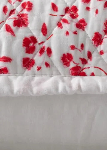Printed Diamond Double Voile Quilt
