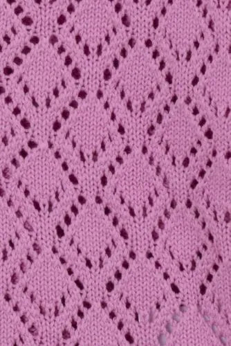 Girls Button Front Pointelle Knit Cardigan