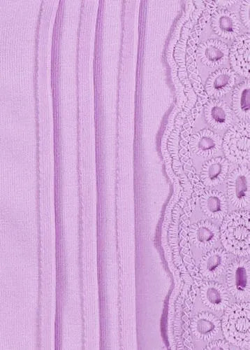 Women's 3/4 Sleeve Lightweight Jersey Embellished Top