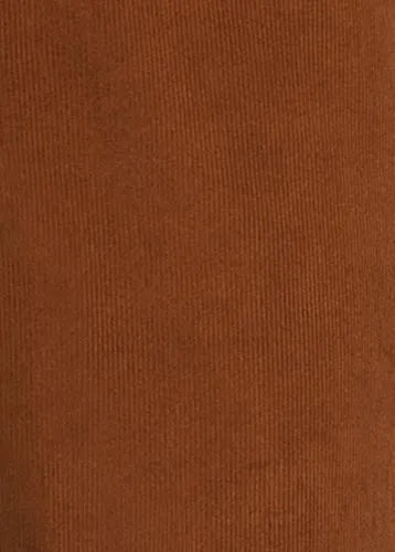 Men's Corduroy Comfort Waist Classic Fit Plain Front Pant