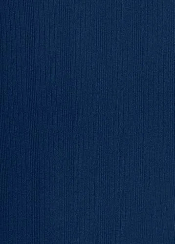 Women's 3/4 Sleeve Variegated Micro Rib Henley