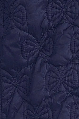 Women's Bow Quilted Insulated Coat