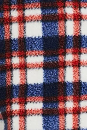 Men's Print Full Zip Sherpa Fleece Jacket