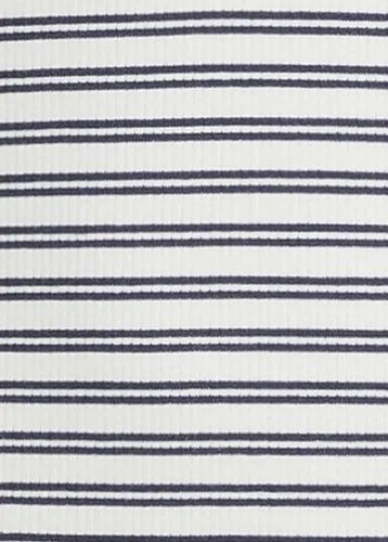 Women's 3/4 Sleeve Polished Rib Henley Top